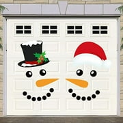 BigTiny 1 Set Magnetic Sticker Cute Waterproof Reflective Merry Christmas Decorations Garage Door Decor for Living Room